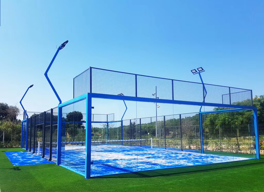 High Quality Panoramic Full Glass Padel Court Paddle Tennis Equipment