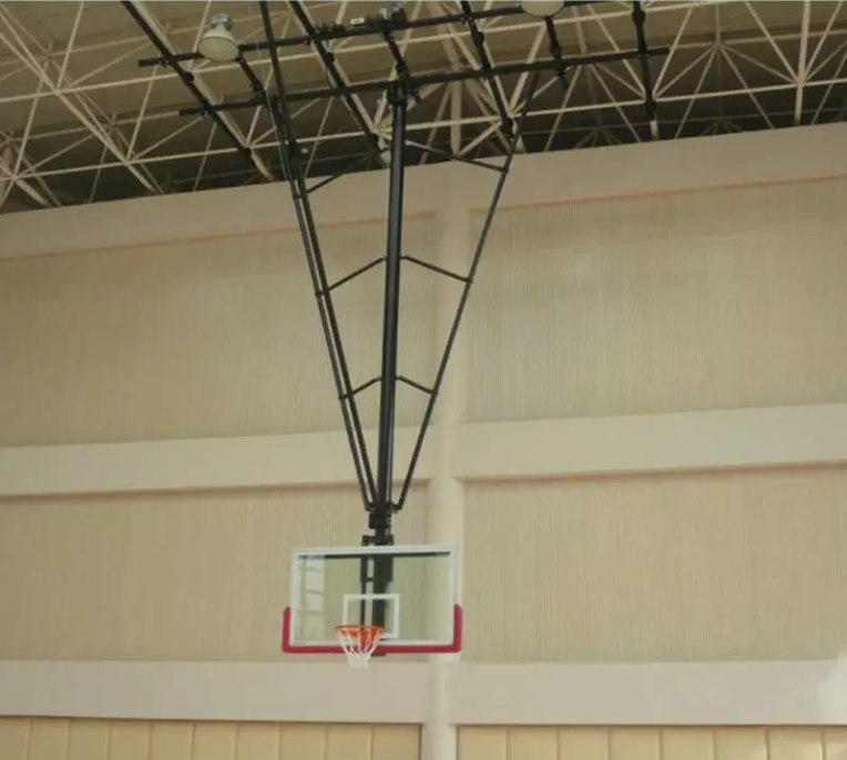 LDK Ceiling Mount Suspended Basketball Hoop Basketball Backboard Goal Hoop System