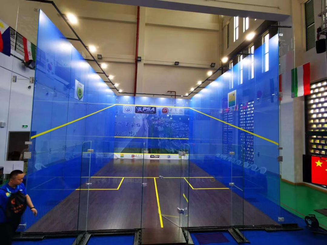 Worldwide Popular Sports Indoor Safety Building Singles Squash Court