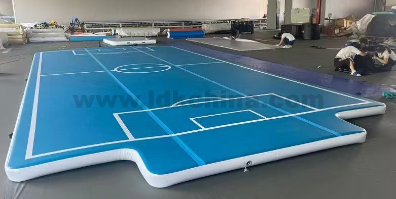 LDK Inflatable Gymnastics Mats Air Floor Gymnast Tumbling Mat Inflatable Air Track