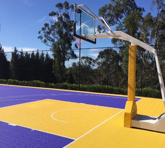 What is the best outdoor basketball court material